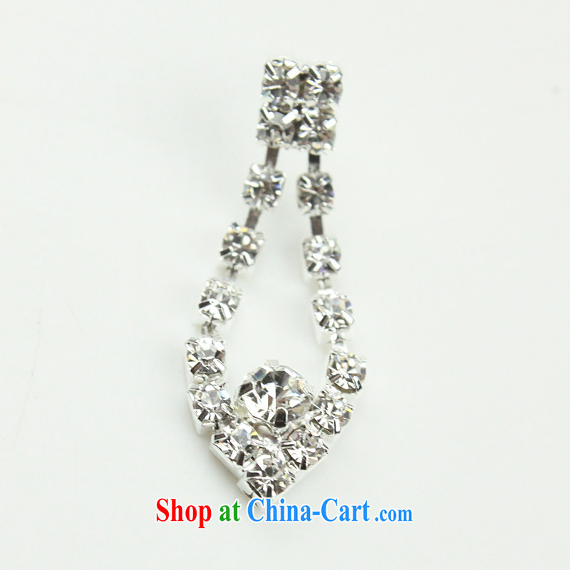 Wedding bridal wedding accessories necklace water drilling trend jewelry wedding dresses accessories earrings rings bracelets white, 100-ball (Ball Lily), and, on-line shopping