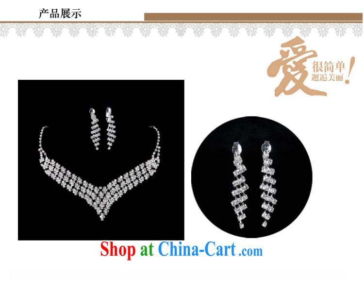 100 the ball star New wedding dresses sweet crystal necklace earrings bridal wedding wedding dresses jewelry accessories white pictures, price, brand platters! Elections are good character, the national distribution, so why buy now enjoy more preferential! Health