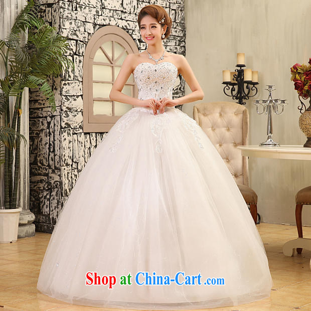 kam world the Hyatt Korea Celebrities and stylish nails Pearl water drilling erase chest wedding Korean Beauty bridal shaggy dress dress wedding 2015 spring white tie, XL pictures, price, brand platters! Elections are good character, the national distribution, so why buy now enjoy more preferential! Health