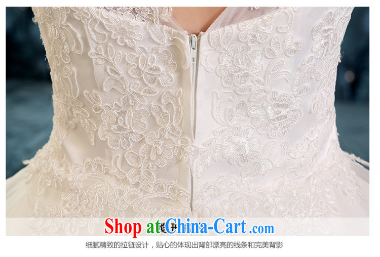 The Vanessa wedding dresses 2015 summer new marriages the code wedding Korean lace wedding white shoulders back exposed wedding long-tail wedding white XL (fine decals elegant tails) pictures, price, brand platters! Elections are good character, the national distribution, so why buy now enjoy more preferential! Health