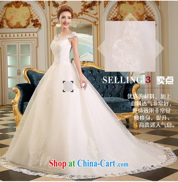 The Vanessa wedding dresses 2015 summer new Bridal Fashion Korean field double-shoulder lace wedding white long-tail wedding beauty tie wedding white XL (straps designed the stereo-lumbar) pictures, price, brand platters! Elections are good character, the national distribution, so why buy now enjoy more preferential! Health