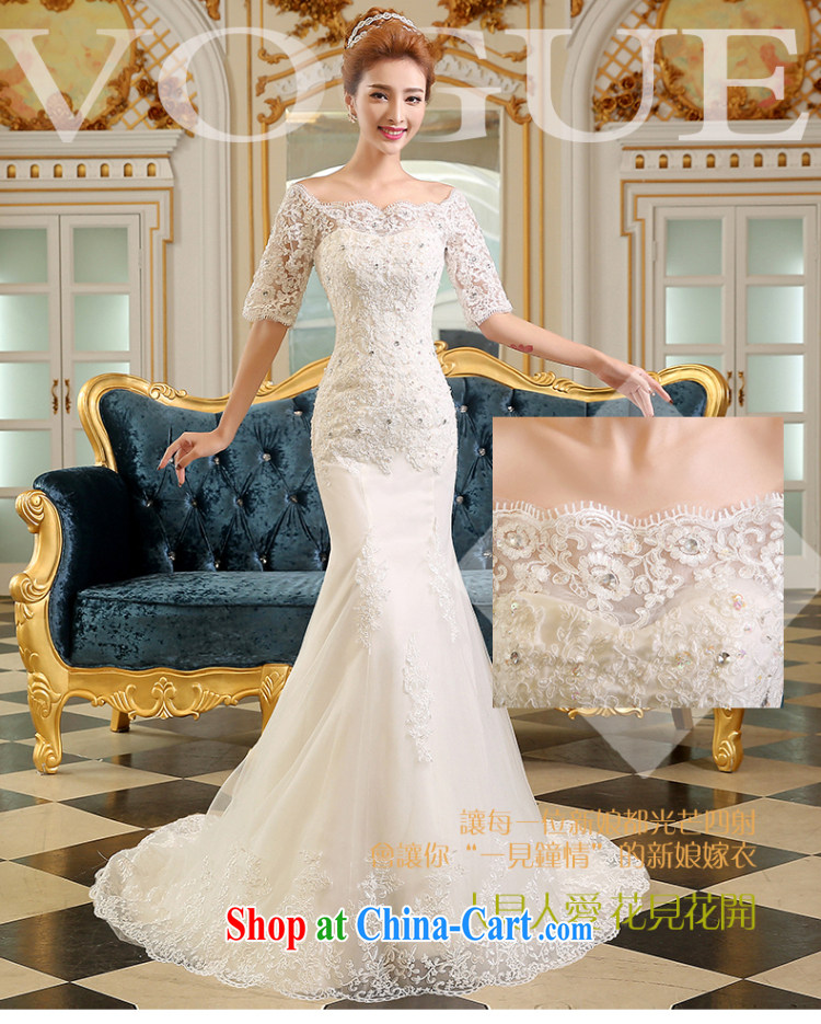 The Vanessa wedding dresses 2015 summer Korean bridal wedding dress long white, the code at Merlion cultivating a Field double-shoulder cuff in small-tail strap wedding white XL (the Chest on the 3 piece) pictures, price, brand platters! Elections are good character, the national distribution, so why buy now enjoy more preferential! Health