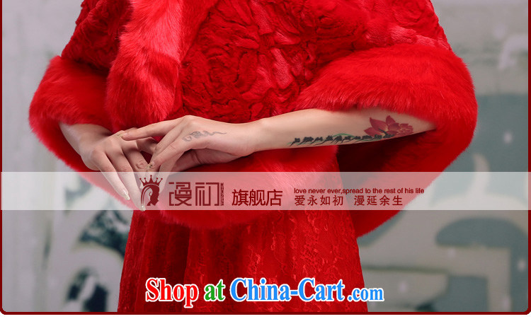 Early definition 2015 New red winter thick increase gross shawl wedding dresses accessories accessories red pictures, price, brand platters! Elections are good character, the national distribution, so why buy now enjoy more preferential! Health