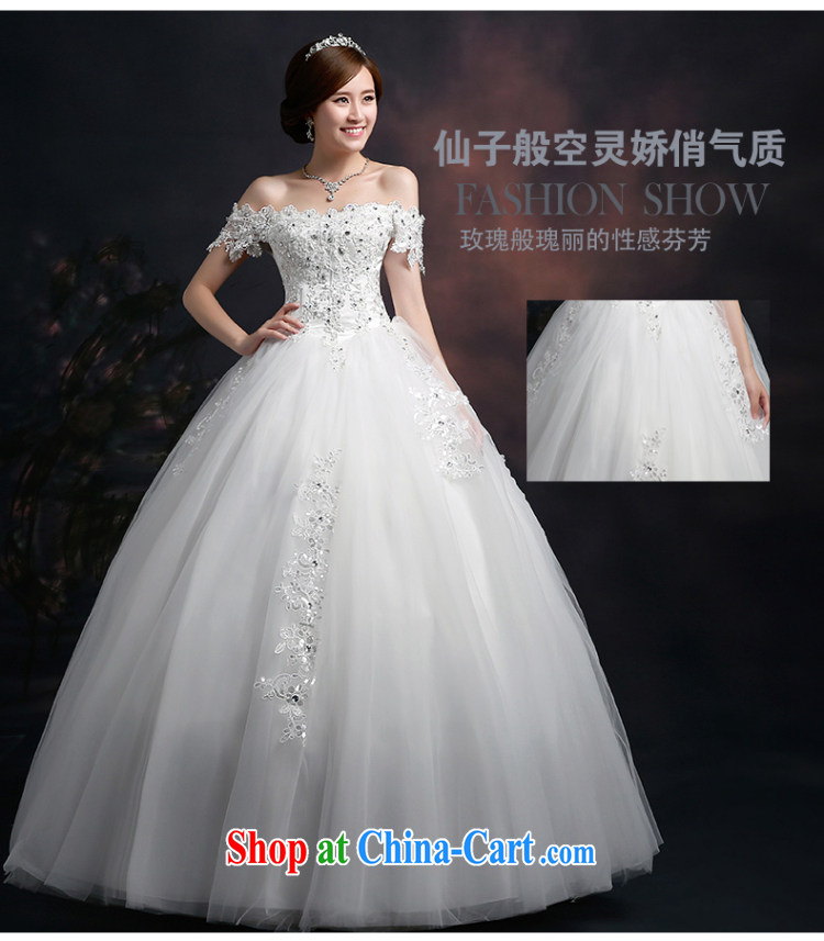 100 the ball 2015 winter new wedding dresses bridal wedding wedding shoulders retro lace wedding a shoulder with a strap graphics thin wedding dresses white L pictures, price, brand platters! Elections are good character, the national distribution, so why buy now enjoy more preferential! Health