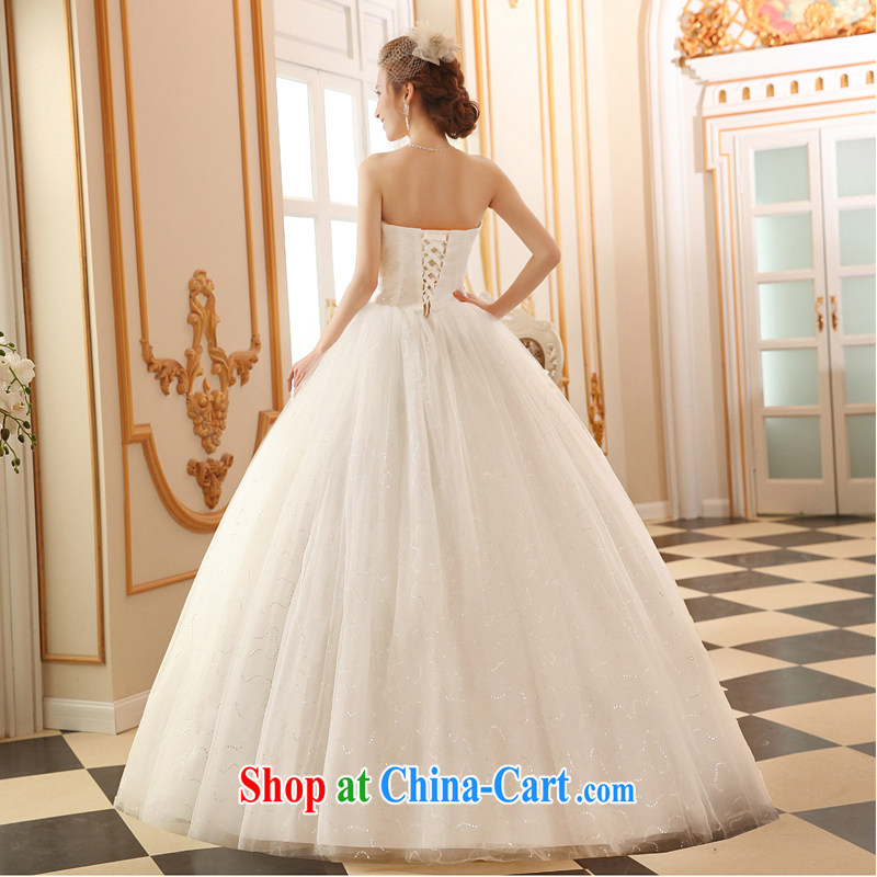 100 the ball wedding dresses new 2015 winter Korean fashion erase chest wedding lace straps bridal wedding, wedding with wedding dresses white XXL, 100-ball (Ball Lily), and, on-line shopping