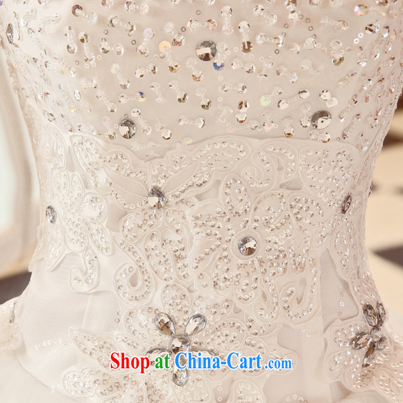 100 the ball wedding dresses new 2015 winter Korean fashion erase chest wedding lace straps bridal wedding, wedding with wedding dresses white XXL, 100-ball (Ball Lily), and, on-line shopping