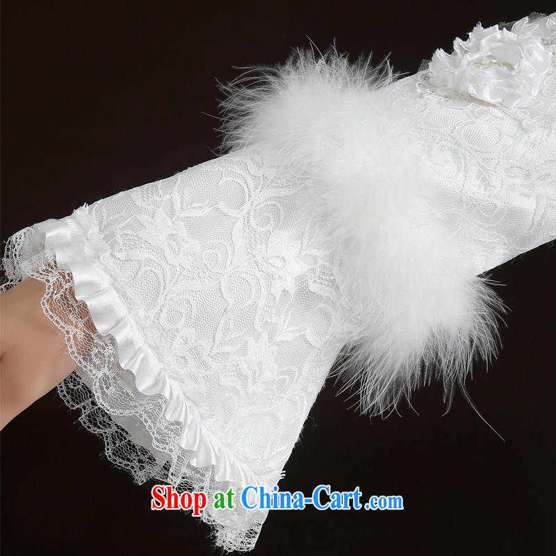 Winter wedding dresses new 2015 winter clothes wedding Korean version with winter, long-sleeved thick wedding marriages, winter wedding dresses white L, 100-ball (Ball Lily), online shopping