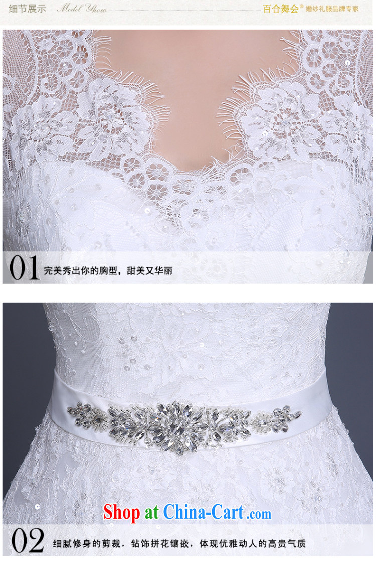 wedding dresses new 2015 Winter Fashion Korean shoulders V for marriages with wedding, tie-cultivating graphics thin wedding dresses white L pictures, price, brand platters! Elections are good character, the national distribution, so why buy now enjoy more preferential! Health