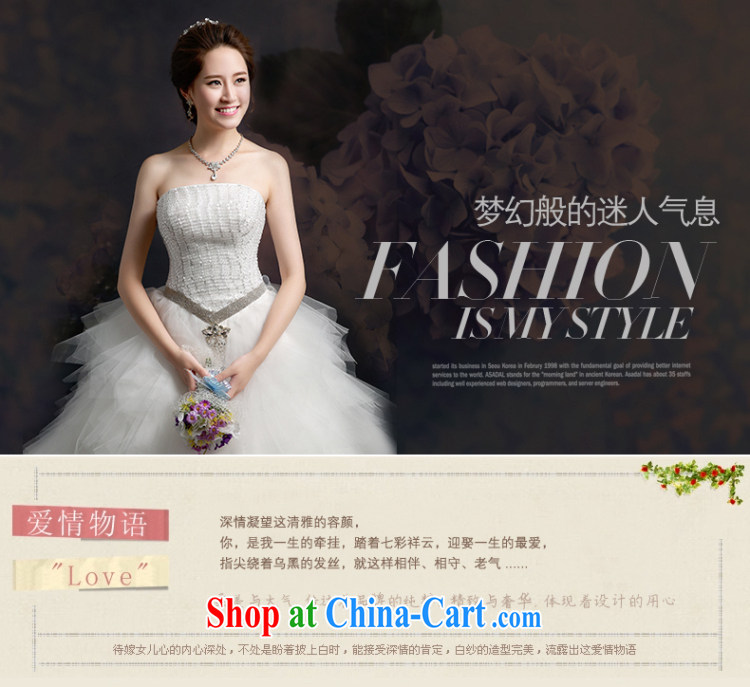 wedding dresses new 2015 Winter Fashion bridal erase chest wedding code graphics thin wedding with tie wedding dresses Korean fashion thick wedding winter white L pictures, price, brand platters! Elections are good character, the national distribution, so why buy now enjoy more preferential! Health