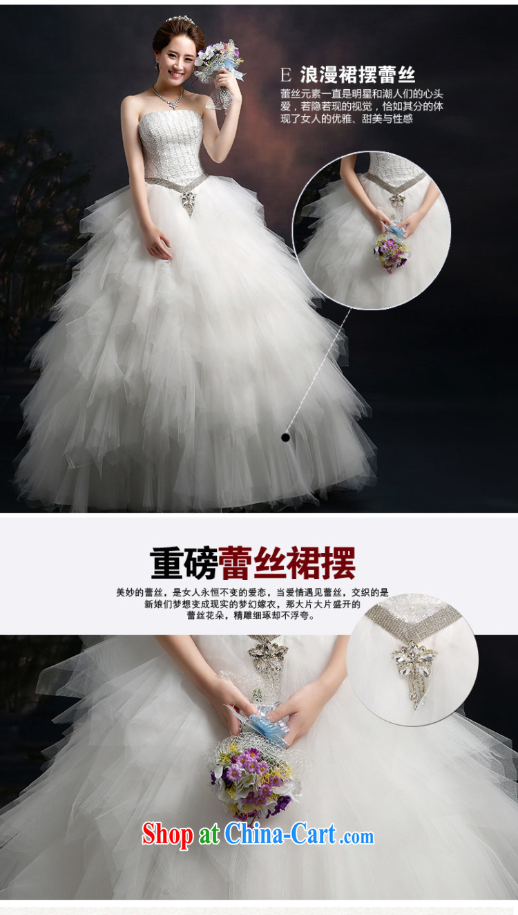 wedding dresses new 2015 Winter Fashion bridal erase chest wedding code graphics thin wedding with tie wedding dresses Korean fashion thick wedding winter white L pictures, price, brand platters! Elections are good character, the national distribution, so why buy now enjoy more preferential! Health