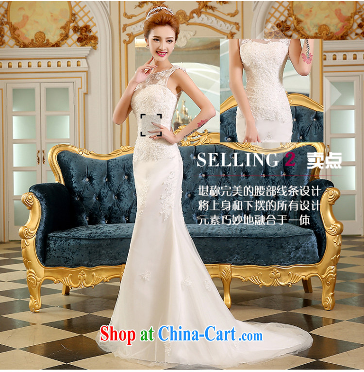 The Vanessa wedding dresses summer 2015 new marriage wedding long erase chest wedding crowsfoot tail wedding white lace beauty and stylish wedding female white M (the Chest-gloves and Uganda) pictures, price, brand platters! Elections are good character, the national distribution, so why buy now enjoy more preferential! Health
