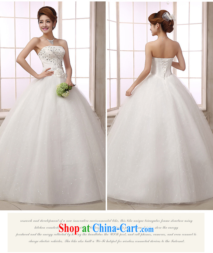 Bridal wedding dresses summer 2015 new stylish Korean Beauty graphics thin wood drill lace straps with wedding white XXL pictures, price, brand platters! Elections are good character, the national distribution, so why buy now enjoy more preferential! Health