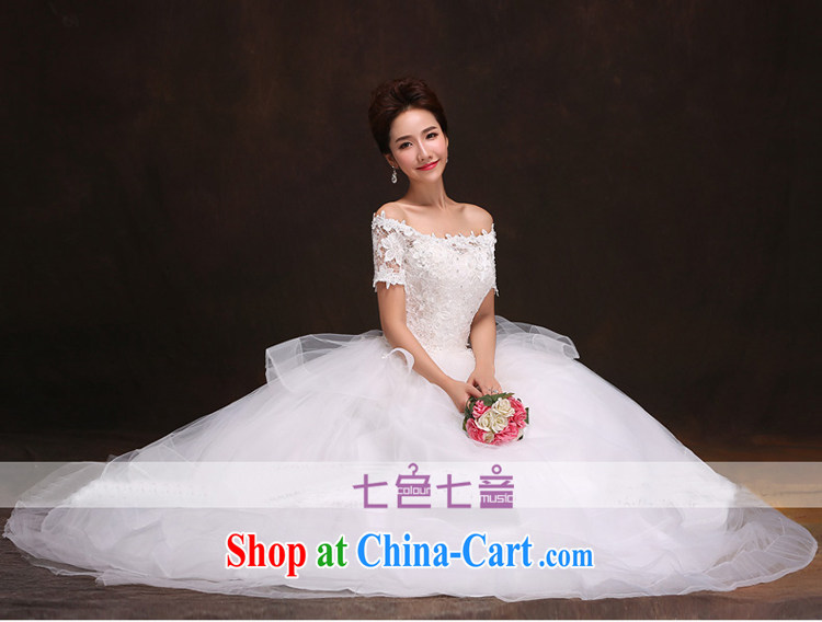7 color 7 tone Korean version 2015 new luxury lace a shoulder strap with Princess Bride With cuff wedding dresses H 058 white tailored (final) pictures, price, brand platters! Elections are good character, the national distribution, so why buy now enjoy more preferential! Health