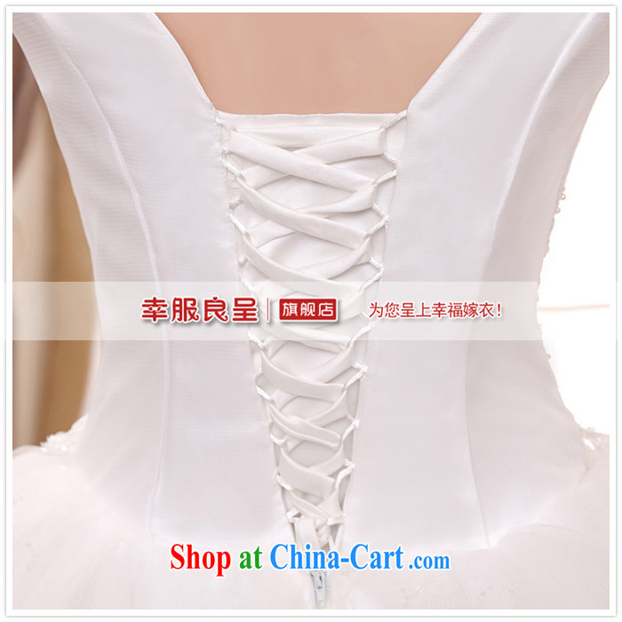 A good service is 2015 new Korean bridal wedding dress Deep V collar double-shoulder with stylish shaggy dress wedding white XXL pictures, price, brand platters! Elections are good character, the national distribution, so why buy now enjoy more preferential! Health