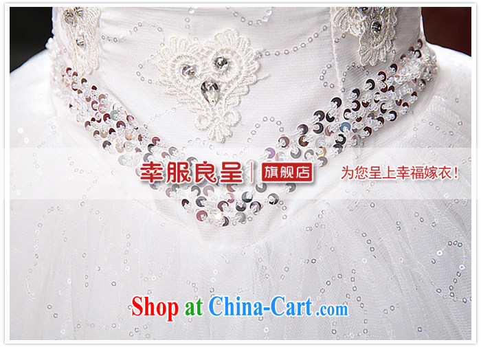 A good service is 2015 new Korean fashion bridal wedding dress wiped his chest to Princess shaggy dress strap wedding white XXL pictures, price, brand platters! Elections are good character, the national distribution, so why buy now enjoy more preferential! Health