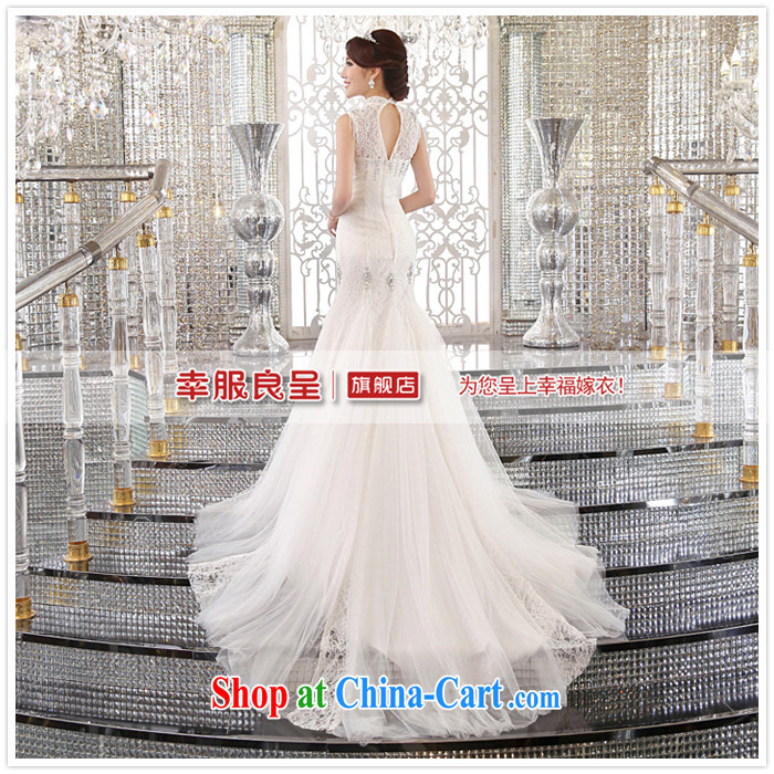 A good service is 2015 new marriages a shoulder back exposed lace sexy stylish tail wedding dresses white 2XL pictures, price, brand platters! Elections are good character, the national distribution, so why buy now enjoy more preferential! Health