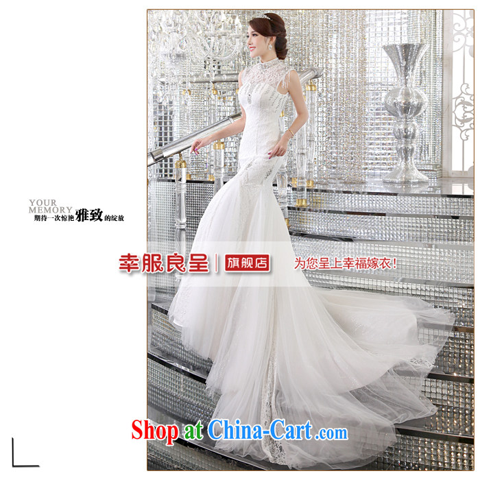 A good service is 2015 new marriages a shoulder back exposed lace sexy stylish tail wedding dresses white 2XL pictures, price, brand platters! Elections are good character, the national distribution, so why buy now enjoy more preferential! Health
