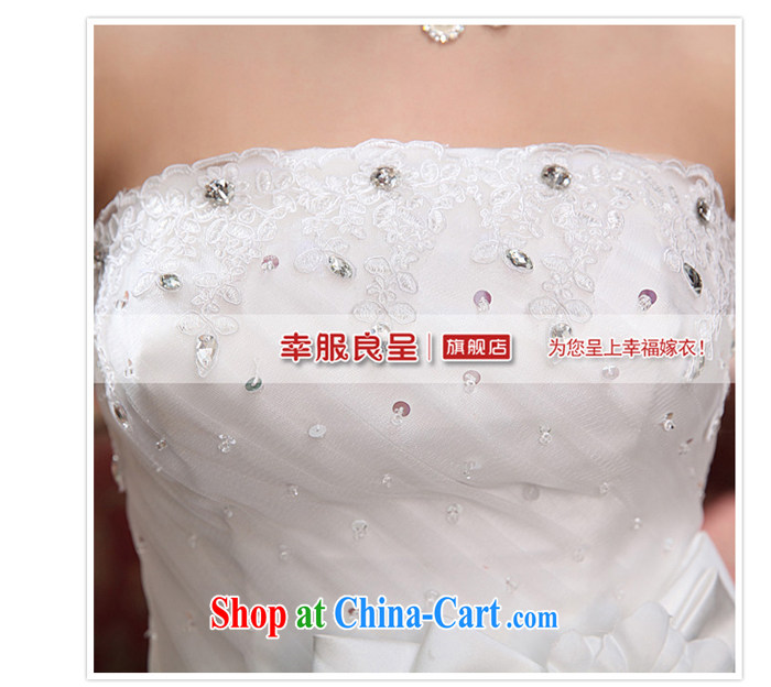 A good service is 2015 new Korean fashion bridal wedding dress chest bare bow-tie with Princess wedding dress white 2XL pictures, price, brand platters! Elections are good character, the national distribution, so why buy now enjoy more preferential! Health