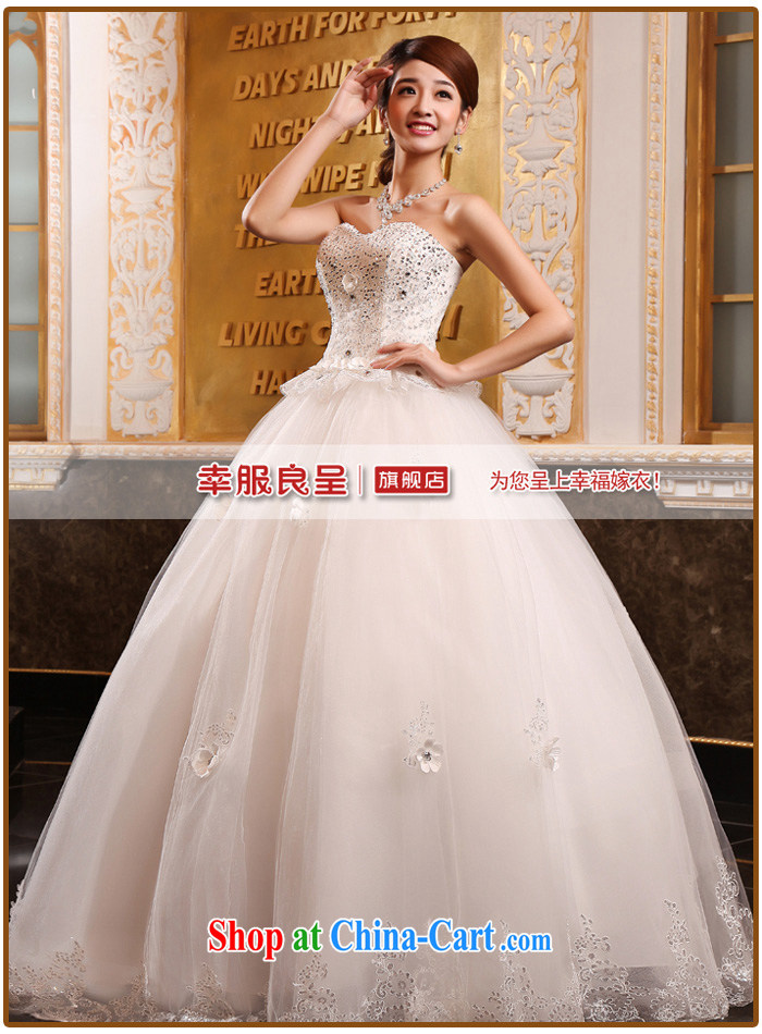 A good service is 2015 new Korean bridal fashion wiped his chest, wedding dress lace inserts drill simple wedding dress white 4XL pictures, price, brand platters! Elections are good character, the national distribution, so why buy now enjoy more preferential! Health