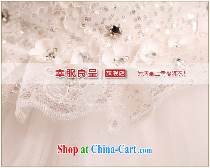 A good service is 2015 new Korean bridal fashion wiped his chest, wedding dress lace inserts drill simple wedding dress white 4XL pictures, price, brand platters! Elections are good character, the national distribution, so why buy now enjoy more preferential! Health