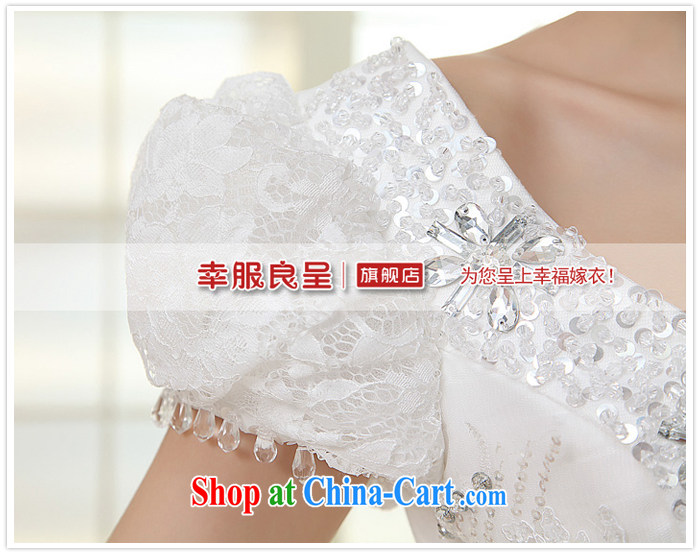 A good service is 2015 new Korean bridal wedding dress a shoulder-shoulder bubble cuff with shaggy dress wedding white 4XL pictures, price, brand platters! Elections are good character, the national distribution, so why buy now enjoy more preferential! Health