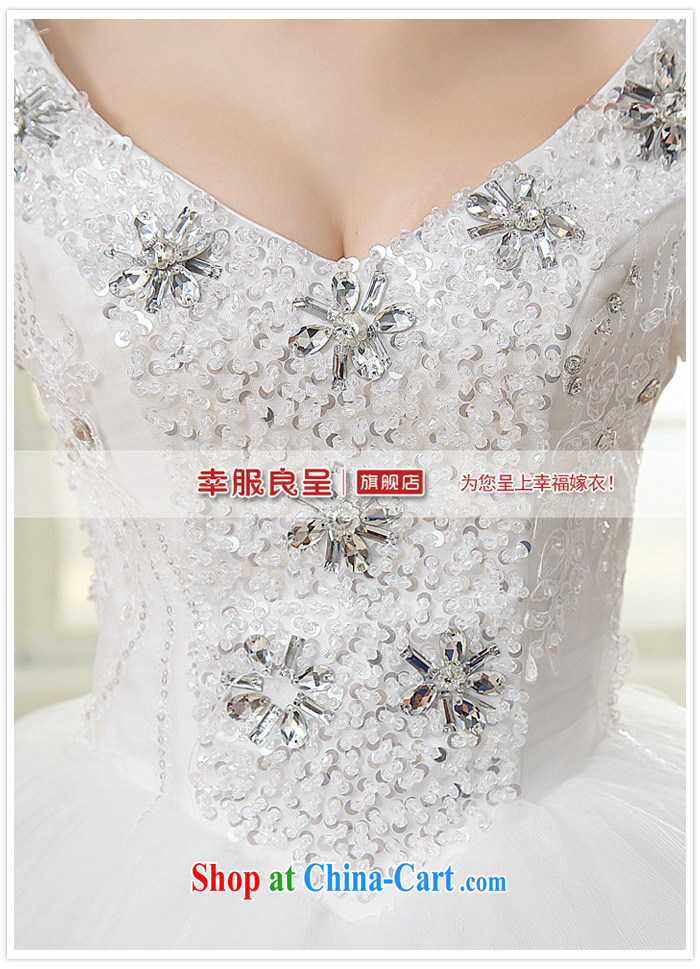 A good service is 2015 new Korean bridal wedding dress a shoulder-shoulder bubble cuff with shaggy dress wedding white 4XL pictures, price, brand platters! Elections are good character, the national distribution, so why buy now enjoy more preferential! Health