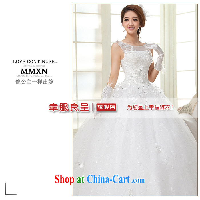 A good service is 2015 new marriages wedding field shoulder shoulders with beauty tie wedding dress dress white L pictures, price, brand platters! Elections are good character, the national distribution, so why buy now enjoy more preferential! Health