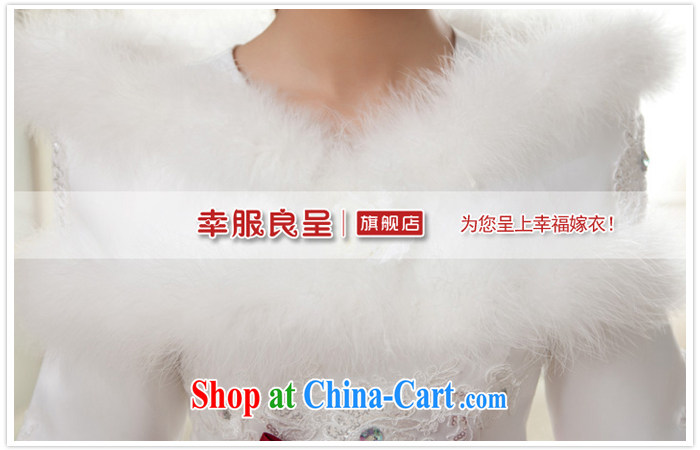 A good service is 2015 new Korean bridal wedding dress winter dual-Koosh collar bow tie with wedding dress white XXXL pictures, price, brand platters! Elections are good character, the national distribution, so why buy now enjoy more preferential! Health