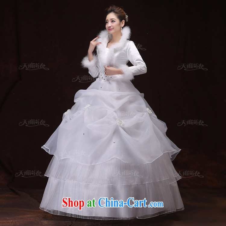 Rain is still clothing bridal wedding winter wedding white long-sleeved folder inserts cotton drill wedding toast the hotel serving the dress code HS 902 white XXL pictures, price, brand platters! Elections are good character, the national distribution, so why buy now enjoy more preferential! Health