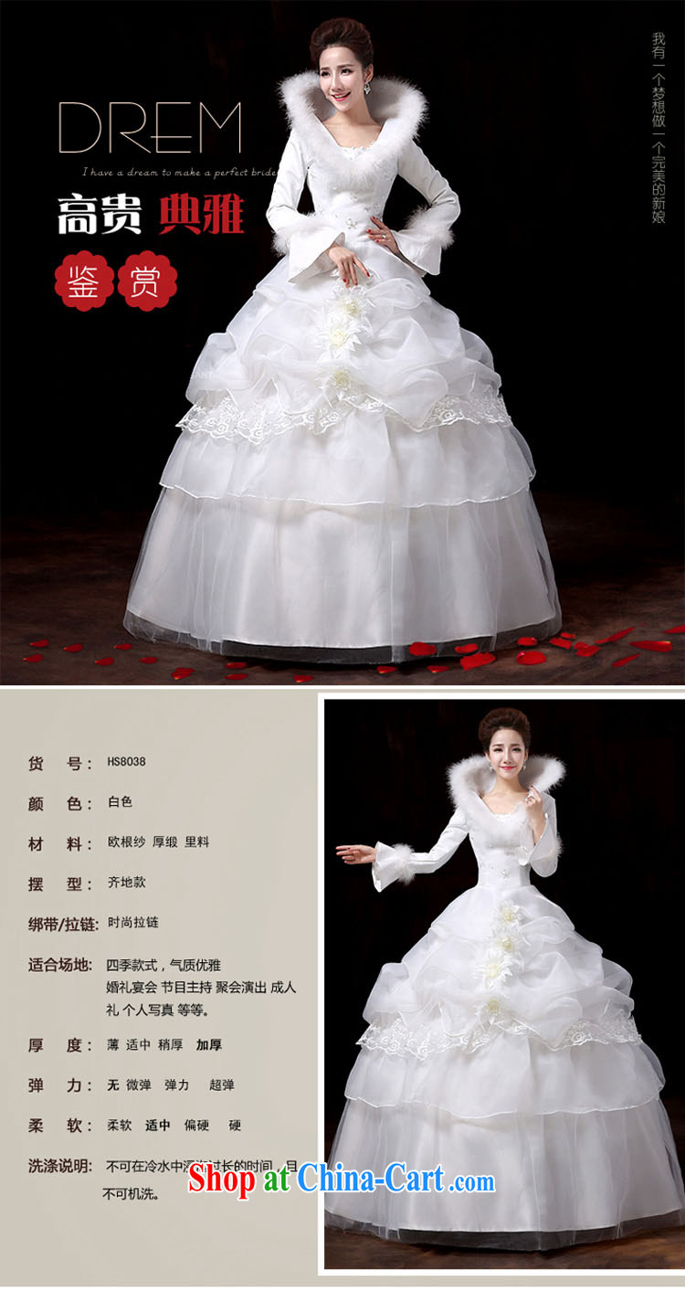 Flower Angel Cayman exclusive 2014 new winter bride, long-sleeved wedding thick warm winter marriage with flowers wedding quilted winter XXL pictures, price, brand platters! Elections are good character, the national distribution, so why buy now enjoy more preferential! Health