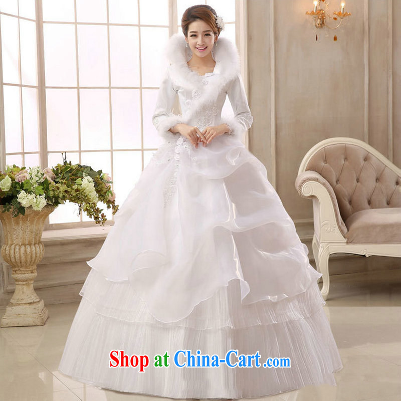 It is also optimized their swords into plowshares and stylish winter wedding dresses 2014 new winter long-sleeved thicken the cotton wedding winter clothes bridal winter, 2081 YSB E XXL paragraph, yet also optimize their swords into plowshares, and shoppi