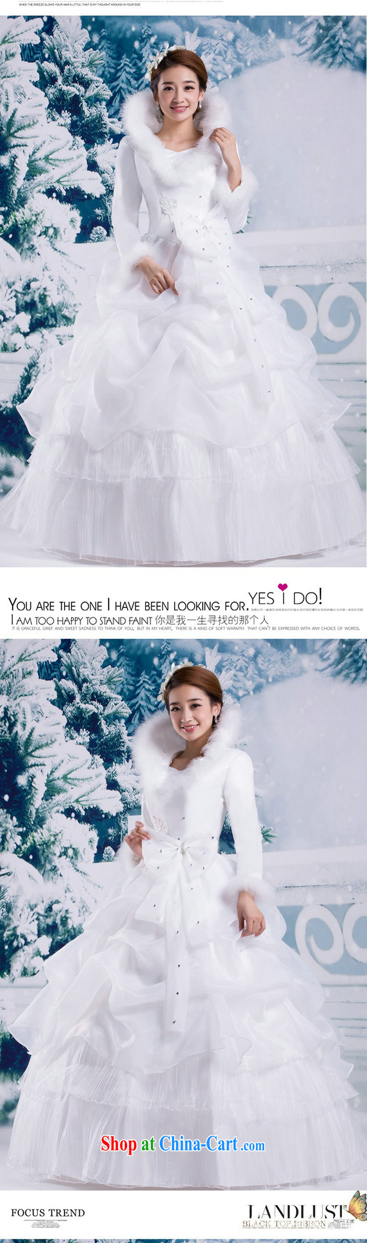 It is also optimized their swords into plowshares and winter, Korean winter wedding dresses 2014 new upscale, for gross for the long-sleeved cotton thick with YSB 2082 white XXL pictures, price, brand platters! Elections are good character, the national distribution, so why buy now enjoy more preferential! Health