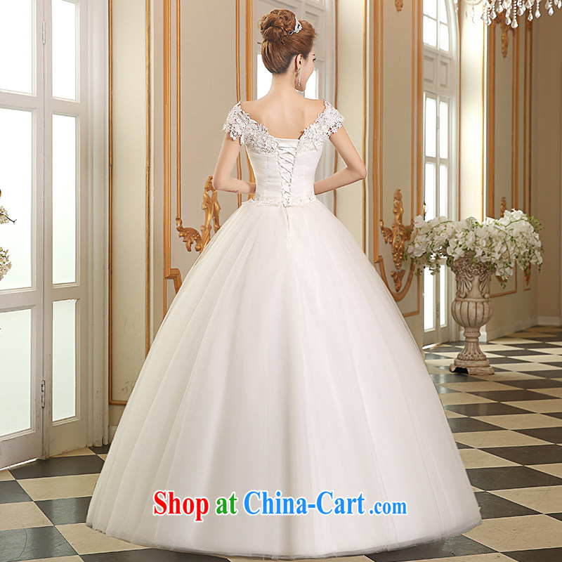 Sophie HIV than 2015 stylish summer marriages wedding dresses a bare shoulders chest wedding tie lace beauty graphics thin elegant wedding white L, Abby (SOFIE ABBY), online shopping