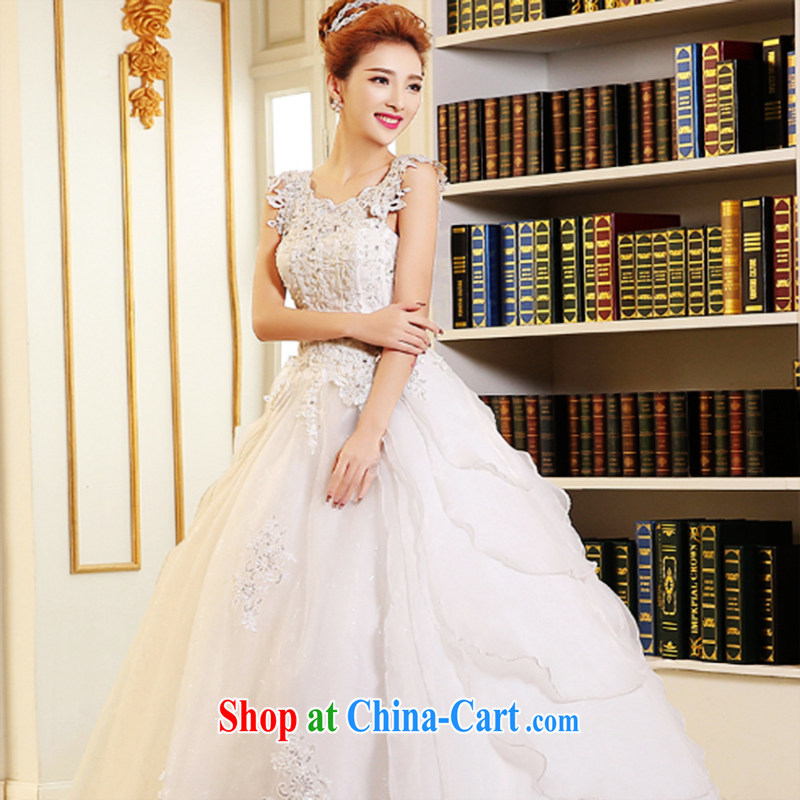 Sophie HIV than marriages wedding dresses new 2015 summer shoulders bare chest graphics thin wedding with strap white attractive lace Bride with white XL, Abby (SOFIE ABBY), online shopping