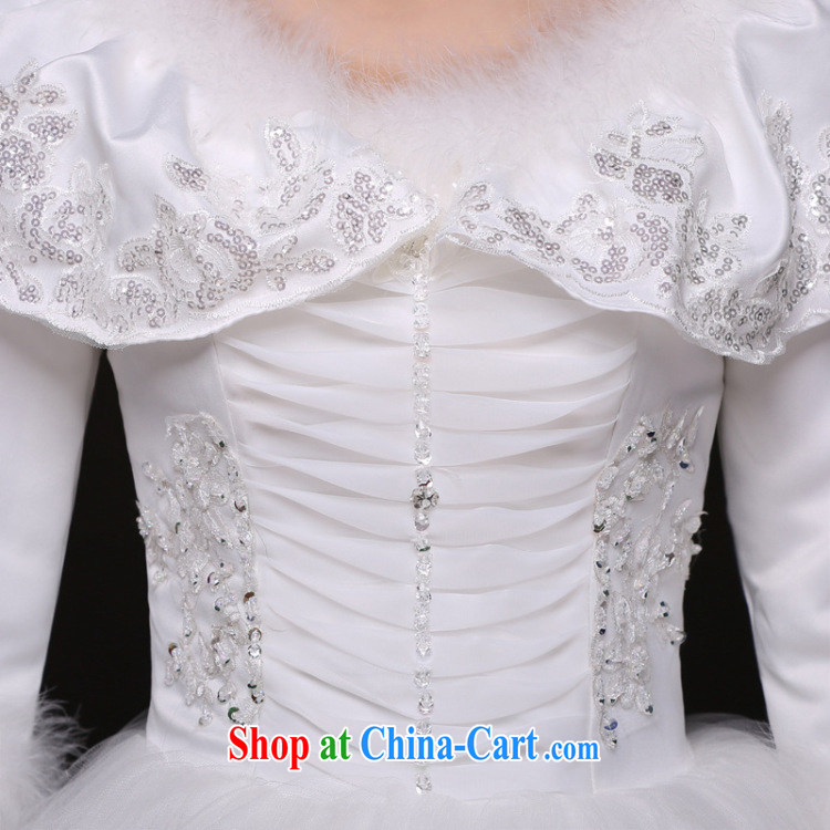 It is also optimized the hatchet cotton warm winter clothing with bridal wedding dresses YFTK 2087 white L pictures, price, brand platters! Elections are good character, the national distribution, so why buy now enjoy more preferential! Health