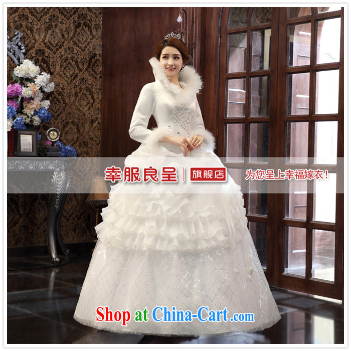 A good service is 2015 new bride Korean Princess wedding dress winter, the Field shoulder lace with wedding dress white XXXL pictures, price, brand platters! Elections are good character, the national distribution, so why buy now enjoy more preferential! Health
