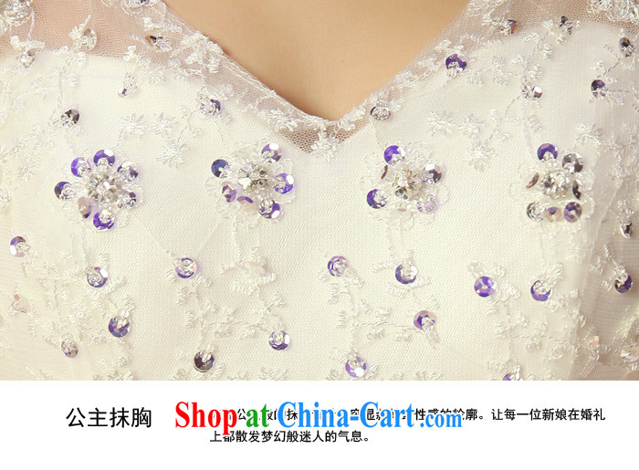 A good service is 2015 new Korean marriages V collar double-shoulder stylish bow-tie with wedding dress dress white XL - pre-sale 5 Day Shipping pictures, price, brand platters! Elections are good character, the national distribution, so why buy now enjoy more preferential! Health