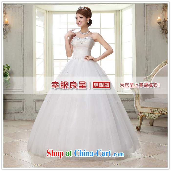 A good service is 2015 new Korean-style bridal wedding dress wiped chest stylish with Princess wedding dress dress white 2XL pictures, price, brand platters! Elections are good character, the national distribution, so why buy now enjoy more preferential! Health