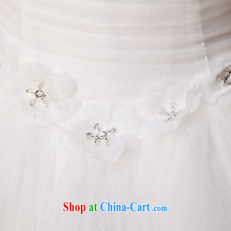 A good service is 2015 new Korean-style bridal wedding dress wiped his chest and stylish with Princess wedding dress dress white 2XL, good service, and, on-line shopping