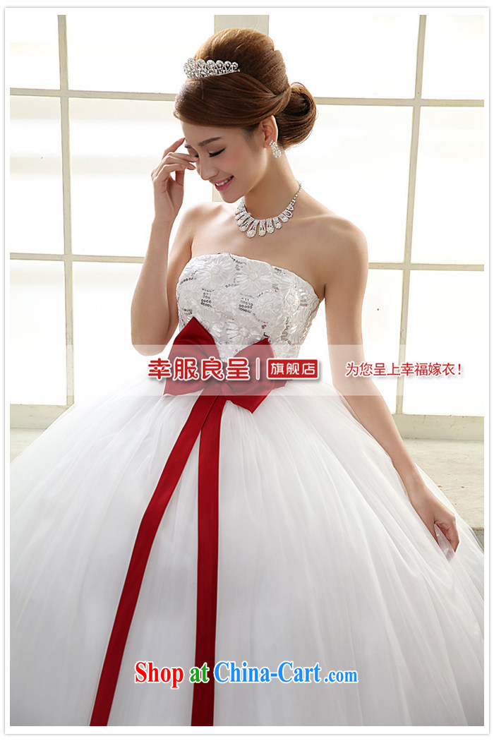 A good service is 2015 new bride Korean high waist maternity wedding dress Mary Magdalene the chest, thick mm wedding dress white 6 XL pictures, price, brand platters! Elections are good character, the national distribution, so why buy now enjoy more preferential! Health