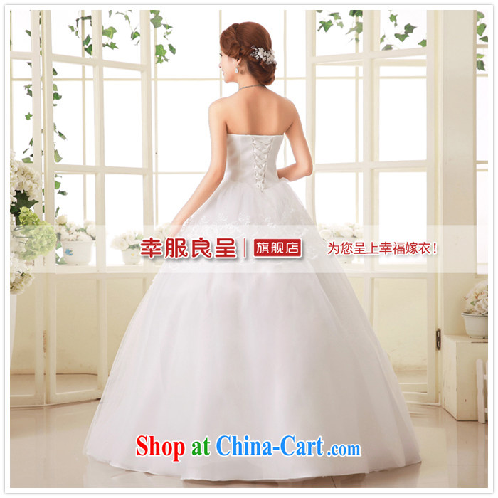 Service was good at Korean bridal wedding dress Princess Mary Magdalene chest parquet drill sweet with tie-cultivating wedding dress dress white 4XL pictures, price, brand platters! Elections are good character, the national distribution, so why buy now enjoy more preferential! Health