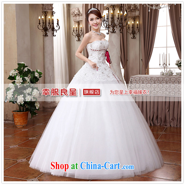 A good service is 2015 new Korean bridal wedding dress wiped chest strap with sweet Princess wedding dress white XXL pictures, price, brand platters! Elections are good character, the national distribution, so why buy now enjoy more preferential! Health