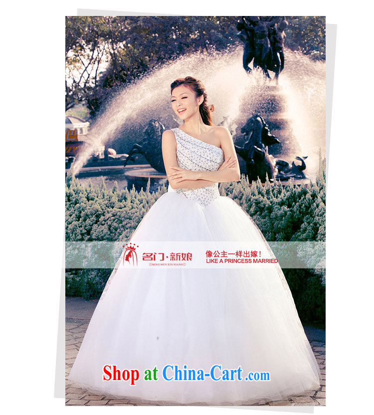 The bride's wedding dresses, shoulder exquisite beaded wedding sweet shaggy Princess wedding new 989 M pictures, price, brand platters! Elections are good character, the national distribution, so why buy now enjoy more preferential! Health