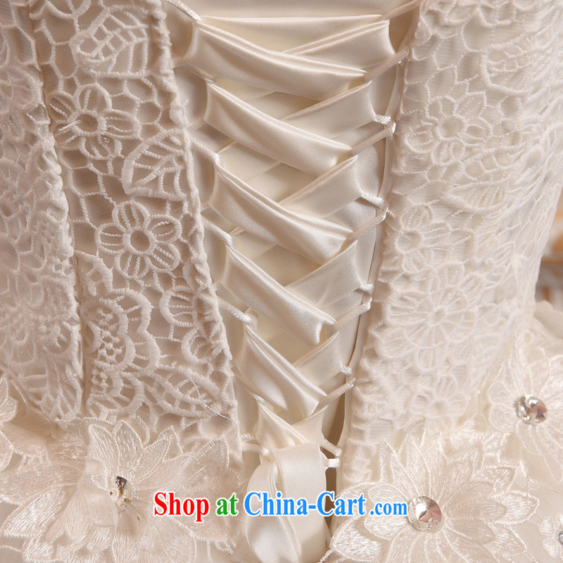 A good service is 2015 new bride Korean fashion lace wiped his chest to graphics thin wedding dress wedding dress white 4XL, good service, and, shopping on the Internet