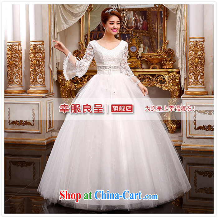 A good service is 2015 new Bridal Fashion a Field shoulder wedding dress lace with Princess tie wedding dress white XXL pictures, price, brand platters! Elections are good character, the national distribution, so why buy now enjoy more preferential! Health