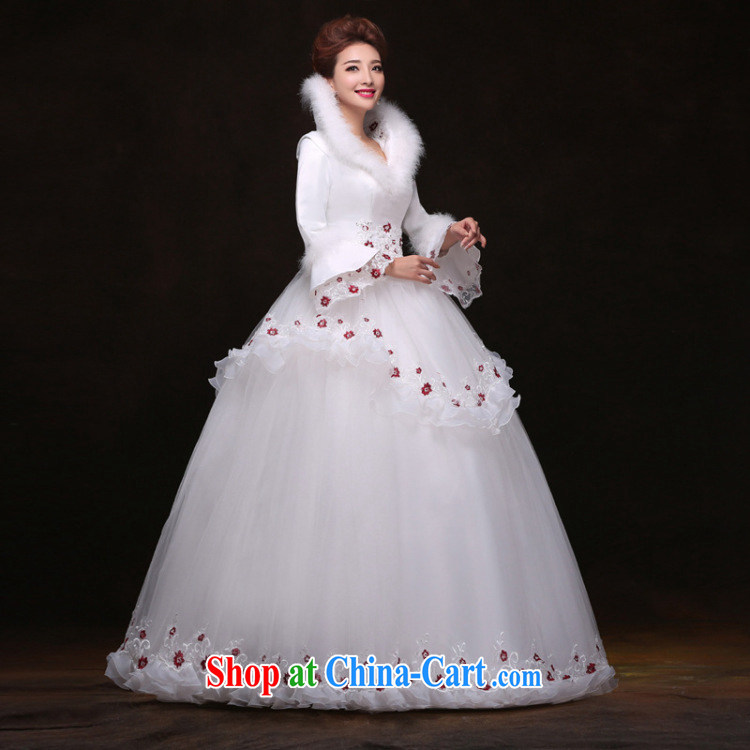 It is also optimized condolence winter new long-sleeved with wedding dresses beauty graphics thin Princess shaggy dress wedding YY 3687 white XL pictures, price, brand platters! Elections are good character, the national distribution, so why buy now enjoy more preferential! Health