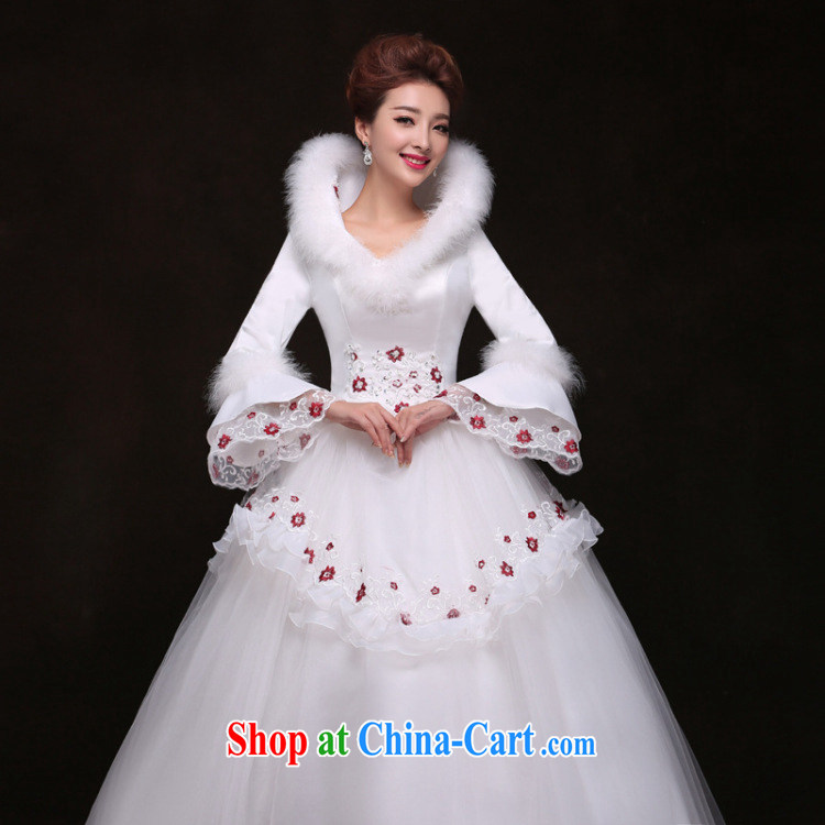 It is also optimized condolence winter new long-sleeved with wedding dresses beauty graphics thin Princess shaggy dress wedding YY 3687 white XL pictures, price, brand platters! Elections are good character, the national distribution, so why buy now enjoy more preferential! Health