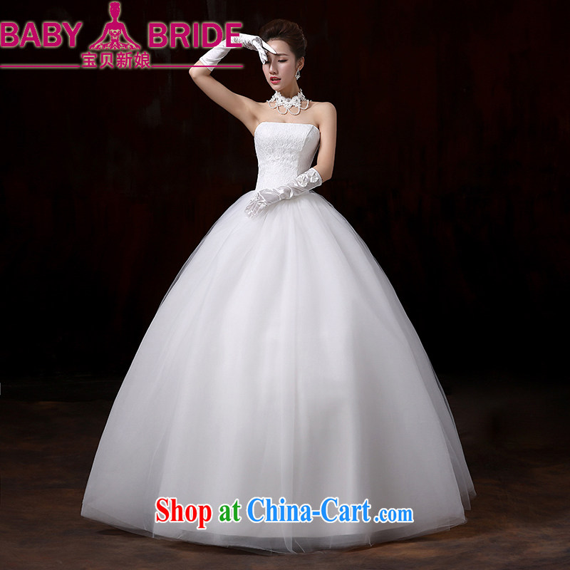Baby bridal 2014 new, only the stylish and elegant lace lace wiped his chest to tie bridal elegant large tail wedding with XXL