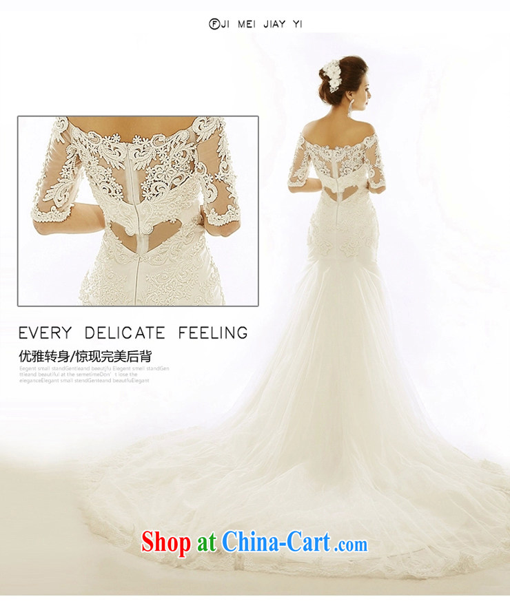 wedding dresses Jimmy married arts 2015 New Field shoulder lace beauty in crowsfoot HT cuff 7157 bridal wedding 1M tail lace XL pictures, price, brand platters! Elections are good character, the national distribution, so why buy now enjoy more preferential! Health