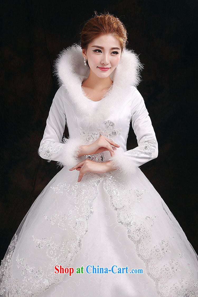 Still, 12,014 in winter, thick with Korean shaggy skirts and long-sleeved cotton, for wedding winter 2910 YY white XL pictures, price, brand platters! Elections are good character, the national distribution, so why buy now enjoy more preferential! Health